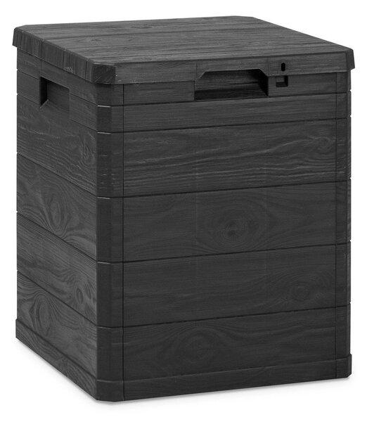 Tmavě šedý zahradní úložný box Woodys – Toomax