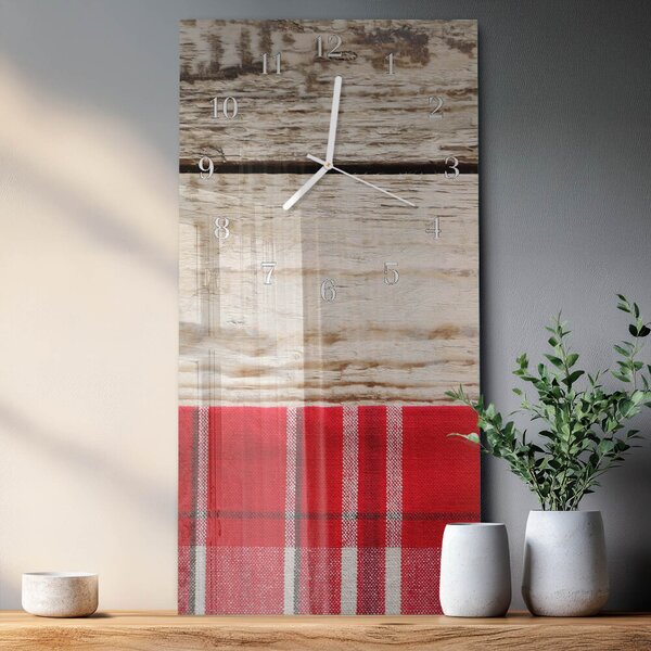 Skleněné hodiny vertikální Tabulka zsppb-30x60-00092710