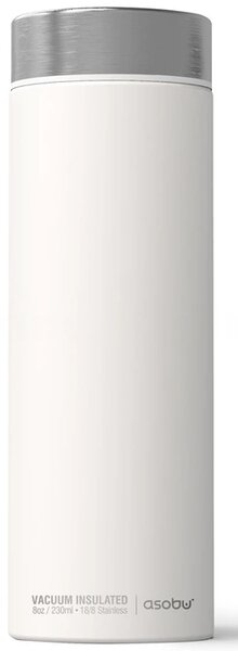 ASOBU luxusní termoska Le Baton white/silver 500ml