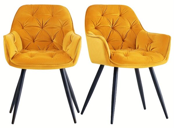 Jídelní židle s měkkým sametovým potahem a robustními kovovými nohami – ergonomický komfort sezení