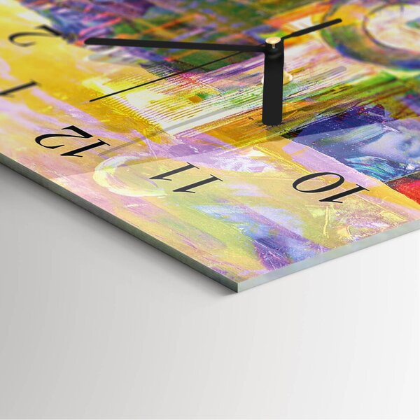 Skleněné hodiny vertikální Chaos zsppc-30x60-00178059