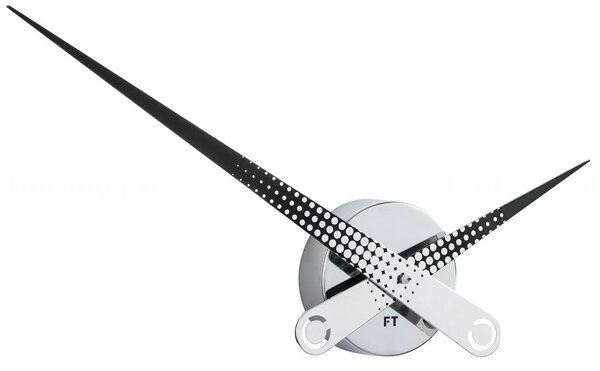 Designové nástěnné hodiny Future Time FT9630BK Hands 60cm