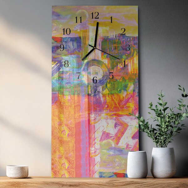 Skleněné hodiny vertikální Chaos zsppc-30x60-00178059