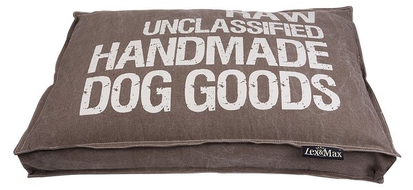 Lex & Max Luxusní pelíšek pro psa Lex & Max Raw 75 x 50 cm | hnědý