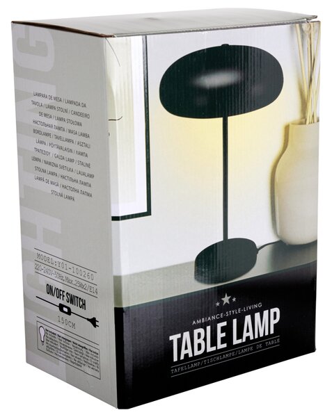 Stolní lampa NATY černá