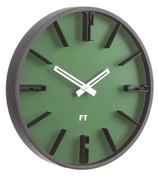 Designové nástěnné hodiny Future Time FT6010GR Numbers 30cm