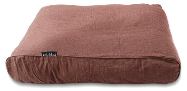 Lex & Max Luxusní potah na pelíšek pro psa Lex & Max Maxima 90 x 60 cm | hnědý