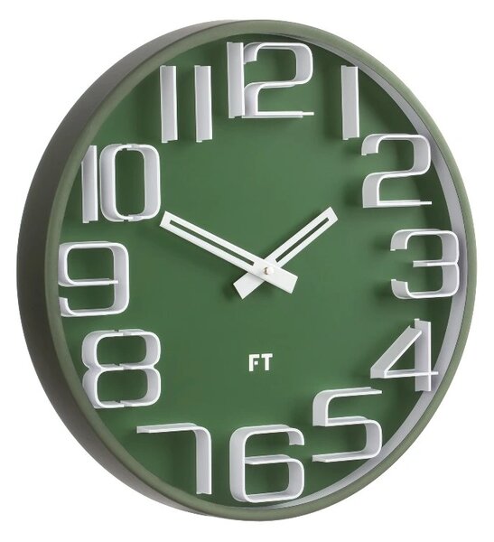 Designové nástěnné hodiny Future Time FT8010GR Numbers 30cm