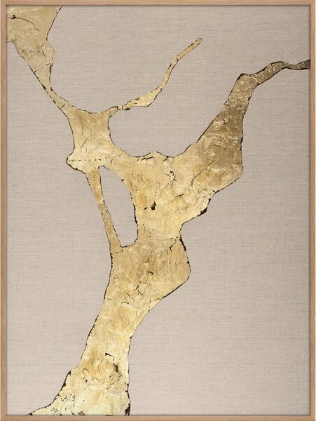 Ručně malovaný obraz 90x120 cm Wild Horizon Gold – Malerifabrikken