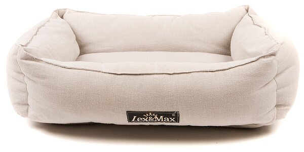 Lex & Max Luxusní pelíšek pro psa Lex & Max Tivoli 40 x 50 cm | béžový