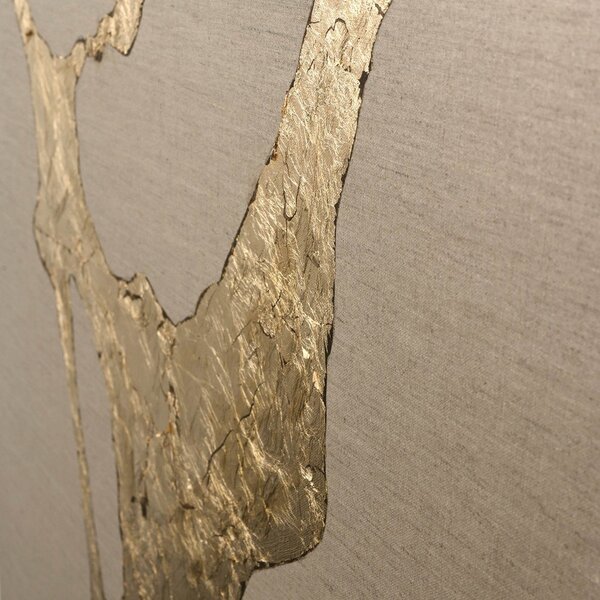 Ručně malovaný obraz 90x120 cm Wild Horizon Gold – Malerifabrikken