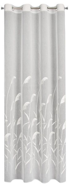ZÁCLONA NA KROUŽCÍCH ABBIE 140X250 CM KRÉMOVÁ