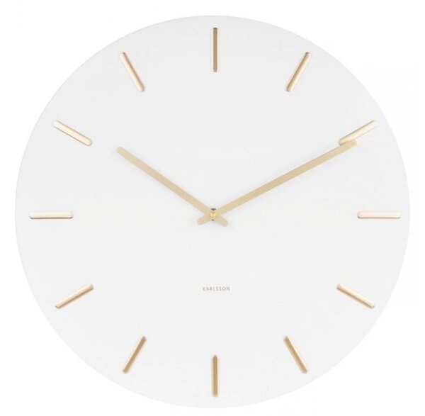 Designové nástěnné hodiny 5716WH Karlsson 45cm