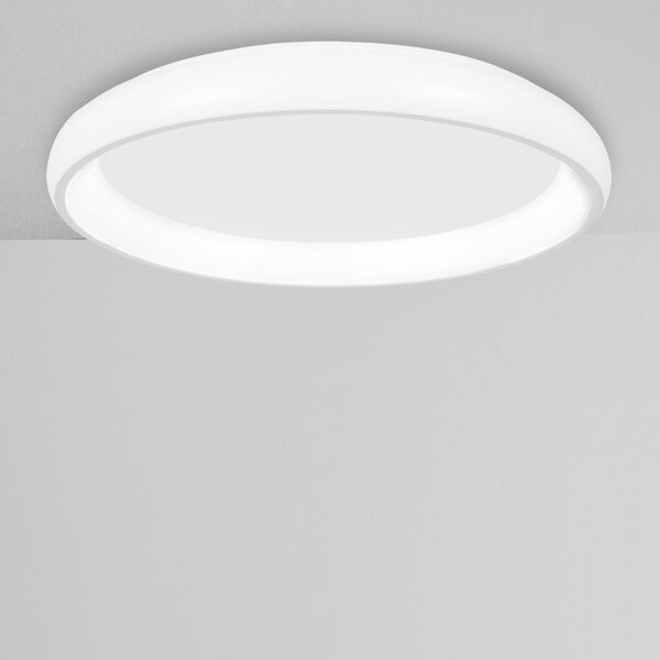 Bílé kovové stropní LED světlo Nova Luce Albi 61 cm