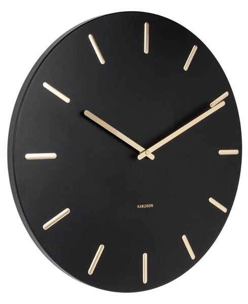 Designové nástěnné hodiny 5716BK Karlsson 45cm
