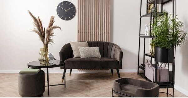 Designové nástěnné hodiny 5821BK black Karlsson 30cm
