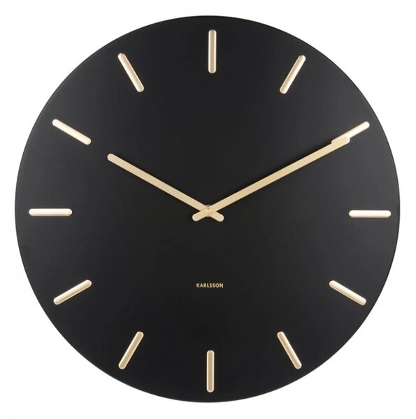 Designové nástěnné hodiny 5716BK Karlsson 45cm