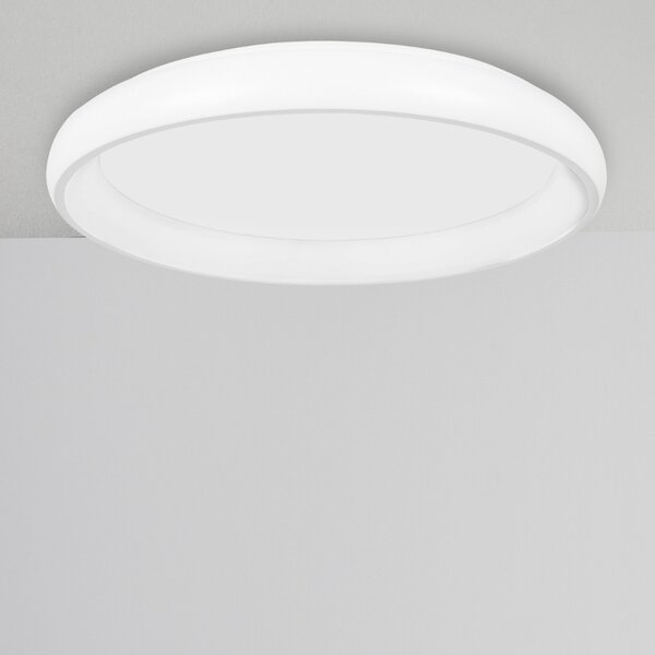 Bílé kovové stropní LED světlo Nova Luce Albi 61 cm