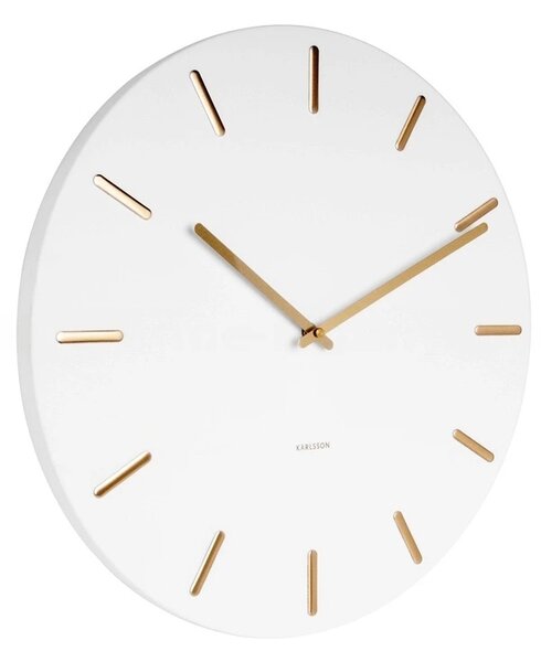 Designové nástěnné hodiny 5716WH Karlsson 45cm