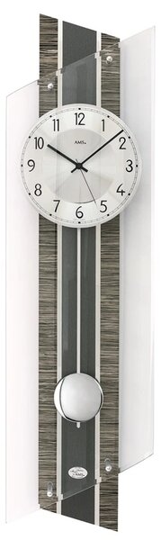 Kyvadlové nástěnné hodiny 5300 AMS řízené rádiovým signálem 84cm