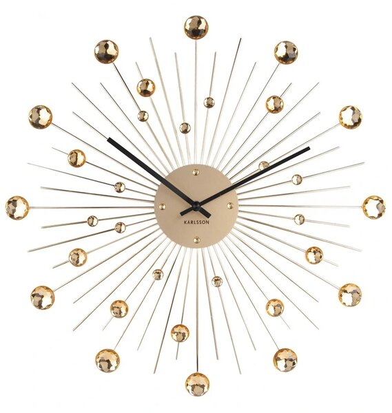 Designové nástěnné hodiny 4859GD Karlsson 50cm