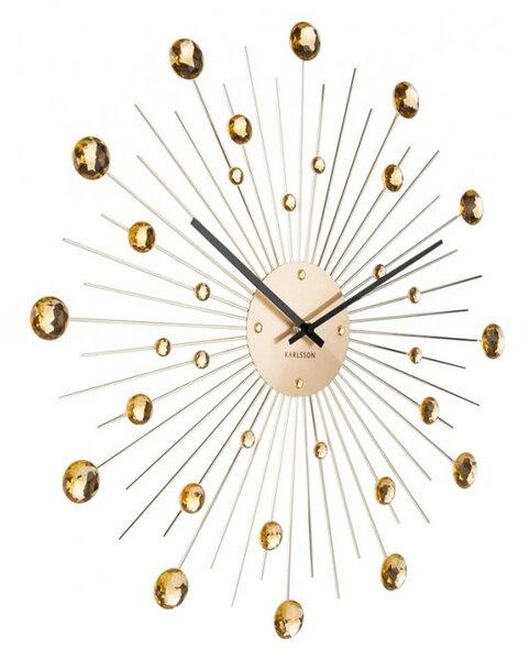Designové nástěnné hodiny 4859GD Karlsson 50cm