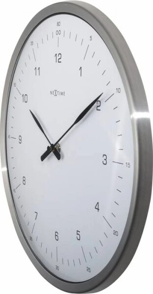 Designové nástěnné hodiny 3243wi Nextime 60 minutes 33cm
