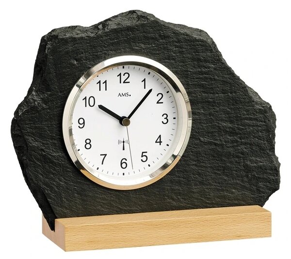 Originální břidlicové hodiny řízené signálem DCF 5114 AMS 21cm