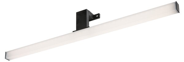 Koupelnové nástěnné LED svítidlo OLIRO černá, šířka 60 cm