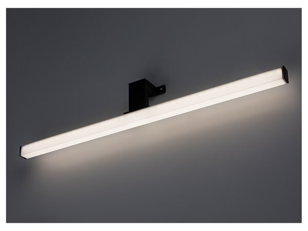 Koupelnové nástěnné LED svítidlo OLIRO černá, šířka 60 cm