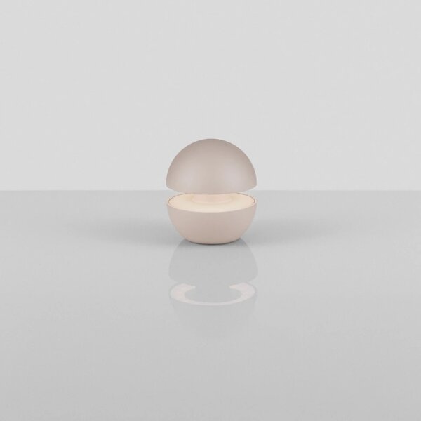 Nova Luce Béžová nabíjecí stolní LED lampa Puk
