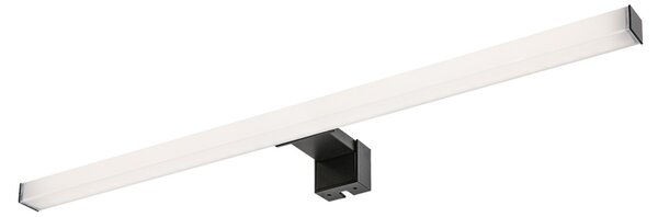 Koupelnové nástěnné LED svítidlo OLIRO černá, šířka 60 cm