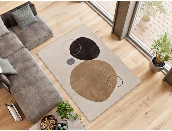 Béžový/krémový koberec 80x150 cm Peblinne – Universal