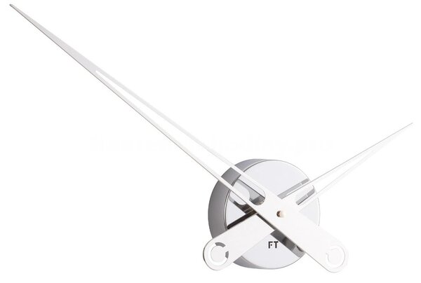 Designové nástěnné hodiny Future Time FT9650CH Hands chrome 60cm