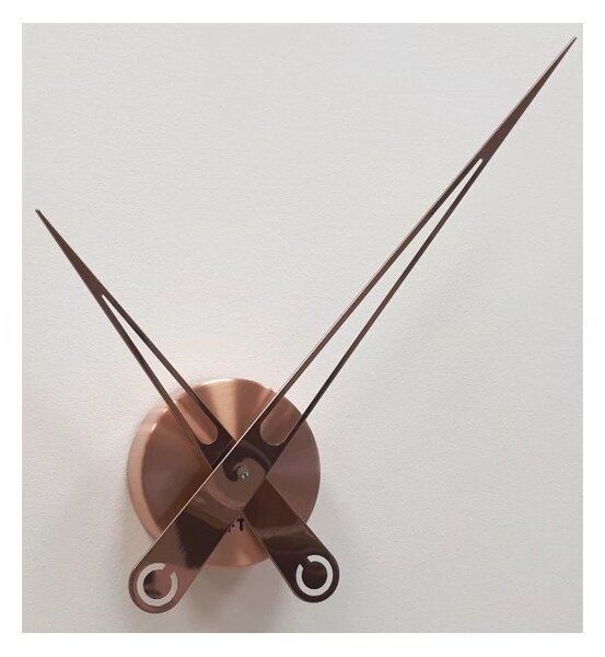 Designové nástěnné hodiny Future Time FT9650CO Hands copper 60cm