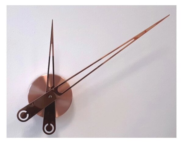 Designové nástěnné hodiny Future Time FT9650CO Hands copper 60cm