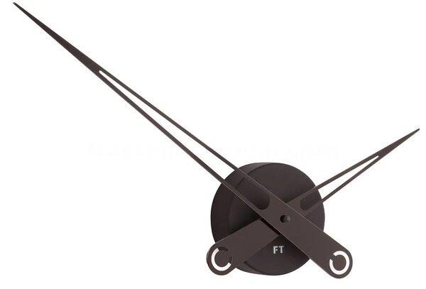 Designové nástěnné hodiny Future Time FT9650BK Hands black 60cm