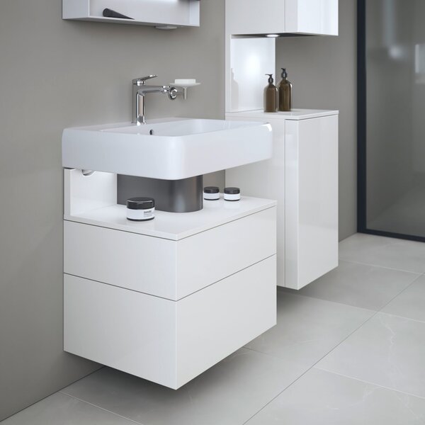 Duravit Qatego skříňka 59x47x59 cm pod umyvadlo závěsná bílá QA4393022220010