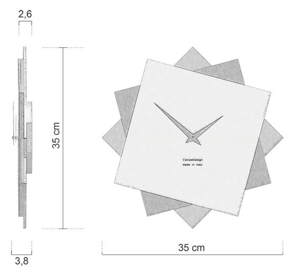 Designové hodiny 10-030-85 CalleaDesign Foy 35cm
