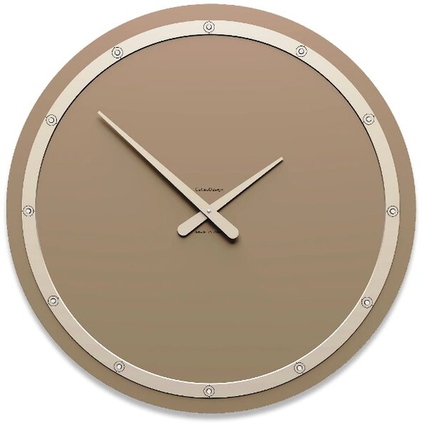 Designové hodiny 10-211 CalleaDesign Tiffany Swarovski 60cm (více barevných variant) Barva caffe latte-14 - RAL1019