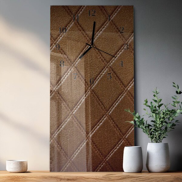 Skleněné hodiny vertikální Diamanty zsppc-30x60-00173619
