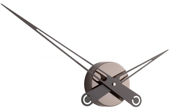 Designové nástěnné hodiny Future Time FT9650TT Hands titanium grey 60cm