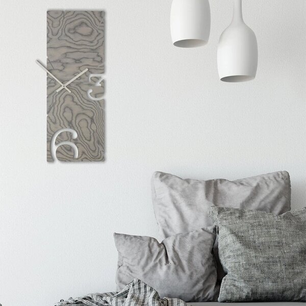 Designové hodiny 10-010 CalleaDesign Greg 58cm (více variant dýhy) Dýha wenge - 89