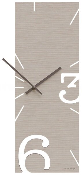 Designové hodiny 10-010 CalleaDesign Greg 58cm (více variant dýhy) Dýha wenge - 89