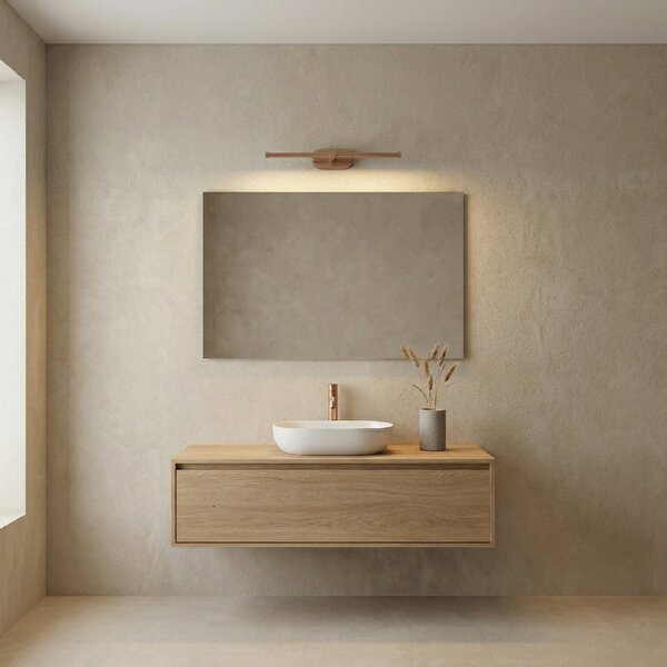 Toolight Toolight, LED nástěnné svítidlo 40cm, 13W, 4000K, 1000lm, APP1895-1W, měděná matná, OSW-66050