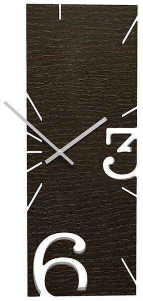 Designové hodiny 10-010 CalleaDesign Greg 58cm (více variant dýhy) Dýha wenge - 89