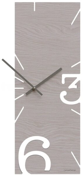 Designové hodiny 10-010 CalleaDesign Greg 58cm (více variant dýhy) Dýha wenge - 89