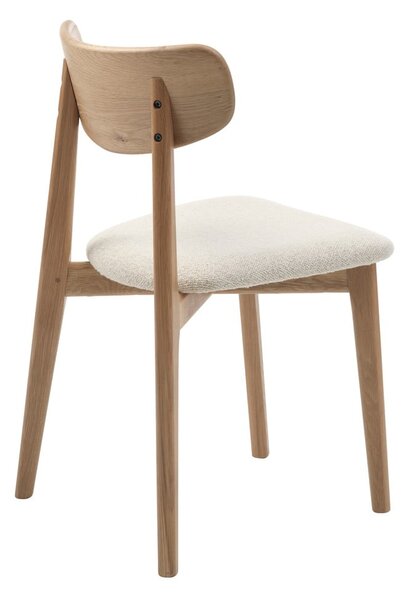 Jídelní židle v krémovo-přírodní barvě Elim – Unique Furniture