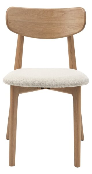 Jídelní židle v krémovo-přírodní barvě Elim – Unique Furniture