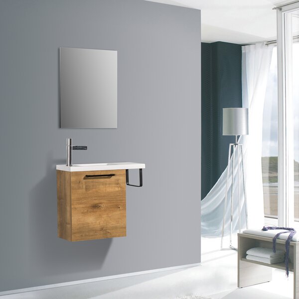 Koupelnový nábytek TABLO 400 pro WC pro hosty s umyvadlem - možnost výběru barvy